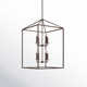 Ellis 8 Light Metal Dimmable Lantern Chandelier