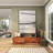 Wood Block Rectangular Bench with Elevated Base