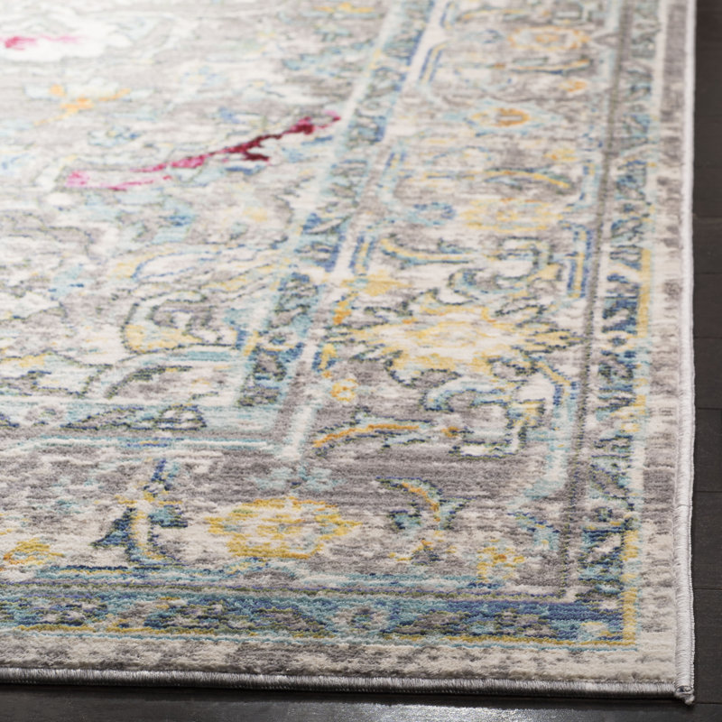 Kashief Performance Oriental Rug, Square 6'7"