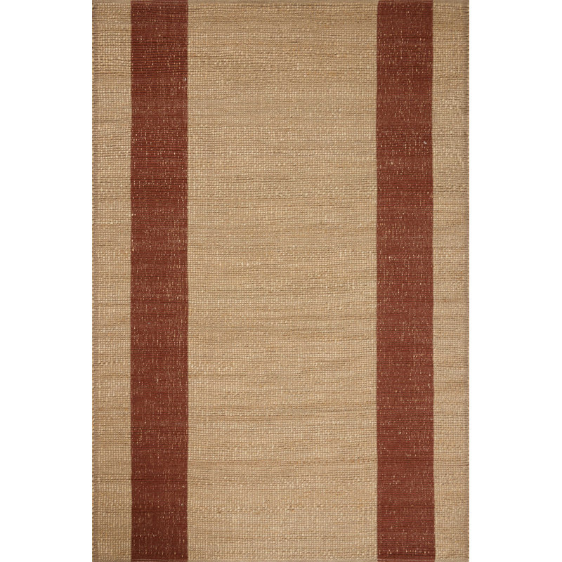 Leanne Ford x Loloi Weatherstaff Natural / Brick Area Rug, Rectangle 2'3" x 3'9"