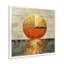 Or japonais, coucher de soleil sur un lac - Japon, art mural encadré-504371118-504371121