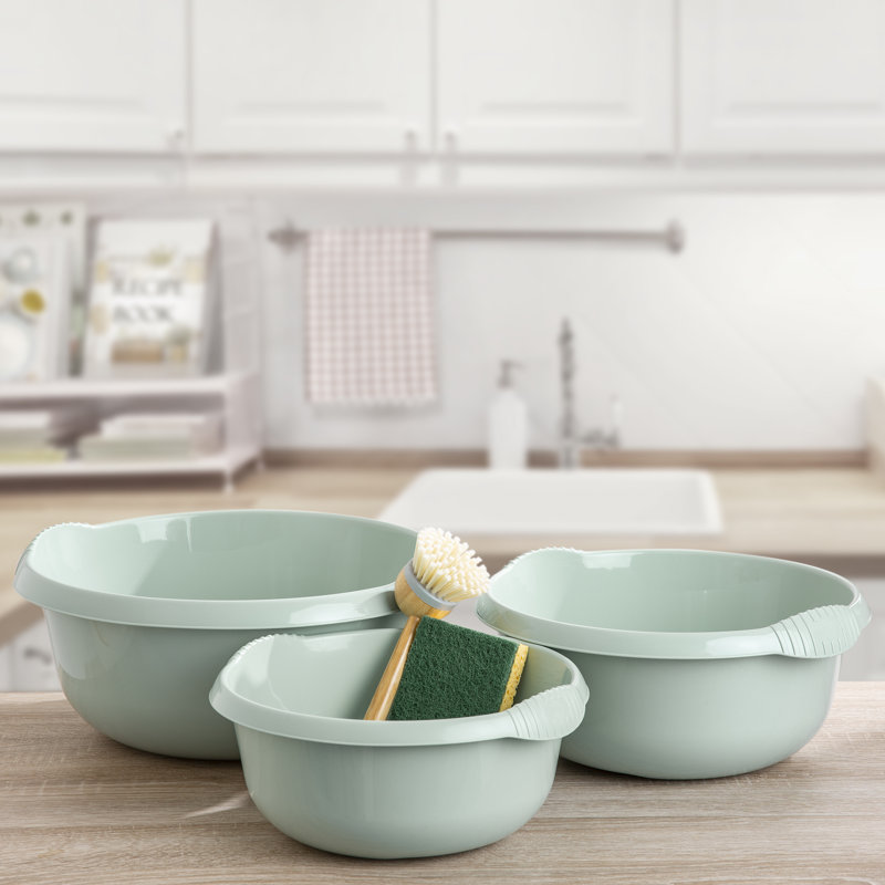  Wham 3 Piece Multi-functional Bowl Set (28cm, 32cm & 36cm Round Bowls), Green