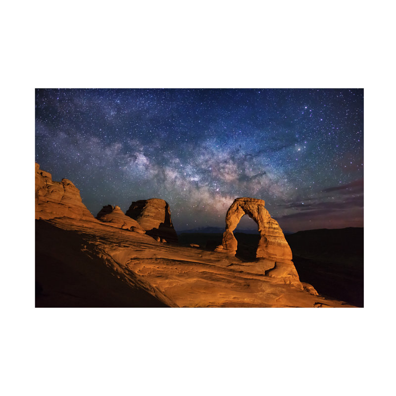 Art mural sur toile tendue - "Delicate Arch" par Royce Bair pour le salon, la chambre à coucher ou le bureau - 16 x 24