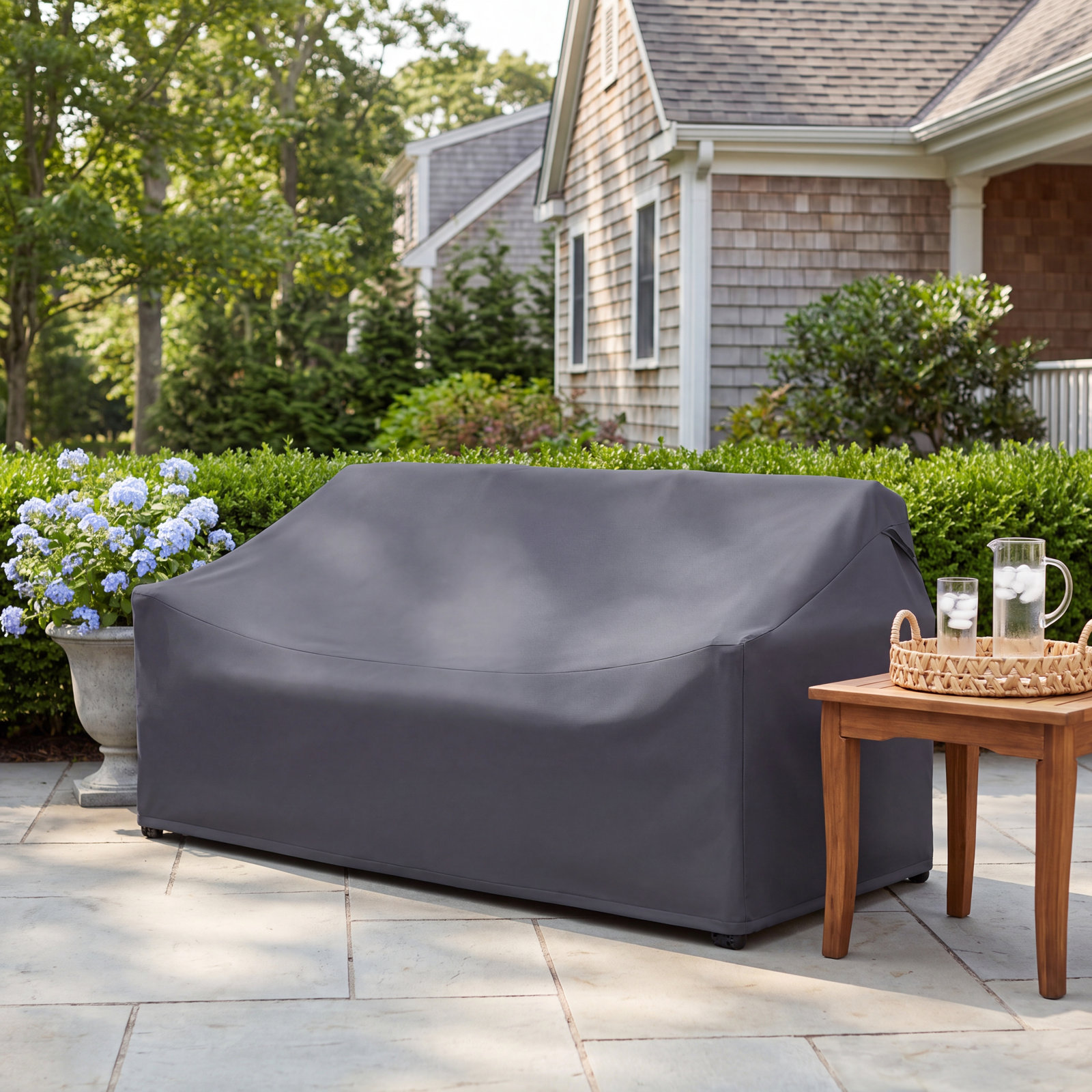80" Powder Coated Outdoor Sofa Cover