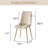 Grubman Linen Upholstered Metal Leg Side Chair-990595224