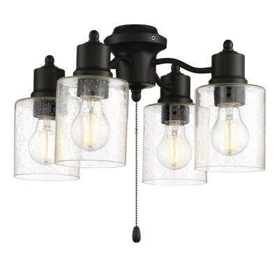 4-Light Universal Ceiling Fan Branched Light Kit