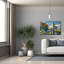 «Allemagne, Souabe, Jura, château de Lichichen» par Pedro Gavidia, art mural sur toile, 40 po x 26 po-982448443