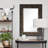 Aldrich Wood Flat Wall Mirror