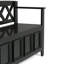 Banc de rangement en bois massif pour hall d'entrée-675634168