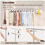 Dwight Metal Adjustable Rolling Clothing Rack-307076421