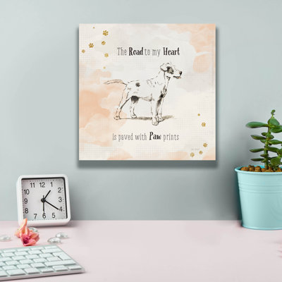 Art mural sur toile Winston Porter «Furry Friends 1» par Katie pertiet