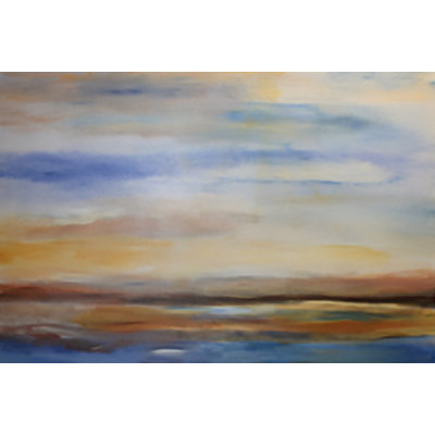 «Blue Seascape», peinture sur toile tendue