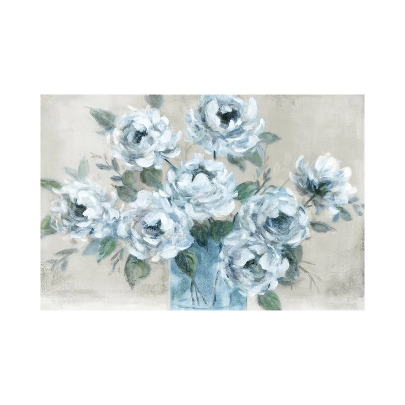 Tender Roses by Carol Robinson - Wrapped Canvas Painting, 20.32 cm H x 30.48 cm W