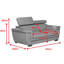 Syniya Genuine Leather Sofa-1250065389-1250065388