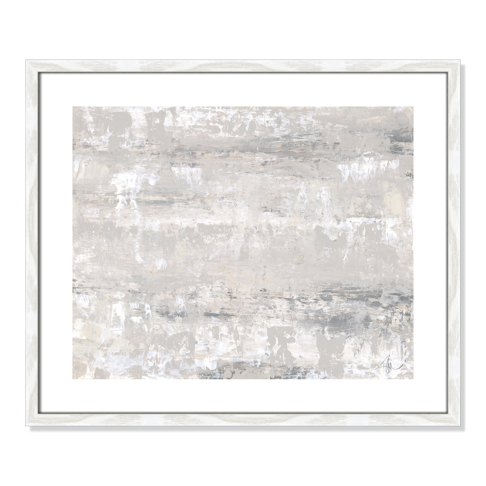 Desert Winds by Filippo Ioco - Print, White Wood Framed Paper, 21.5" H x 25.5" W x 0.75" D