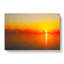 Reflection Of An Orange Sunset In Abstract - Wrapped Canvas-55340270
