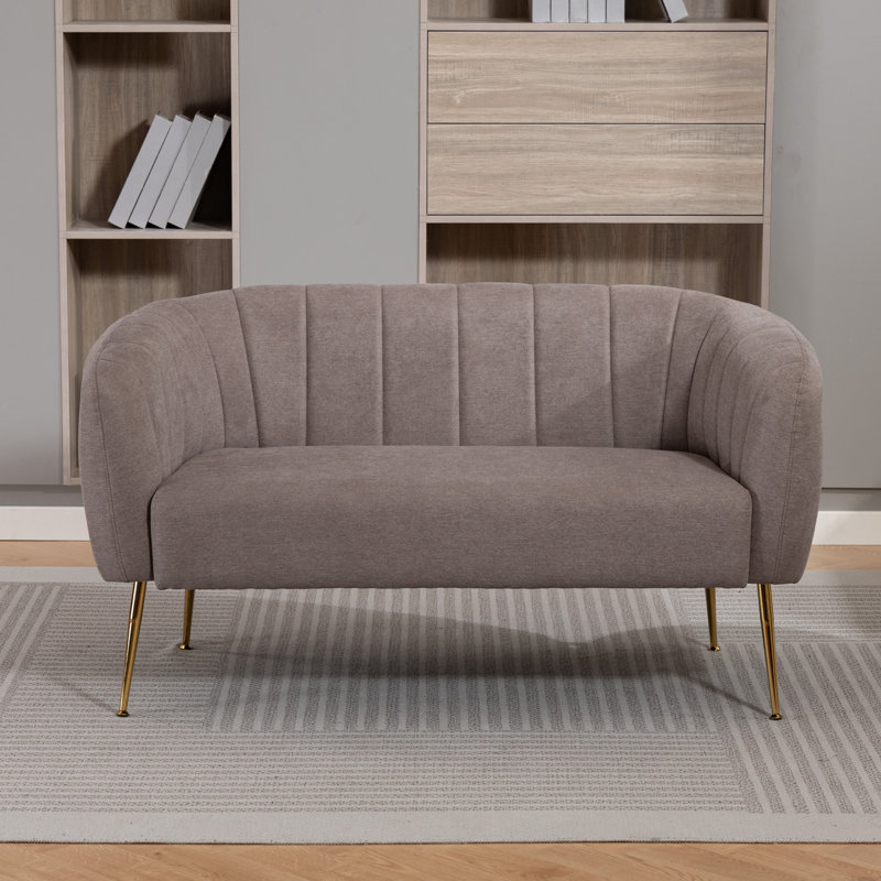 2 Seater Loveseat, Brown