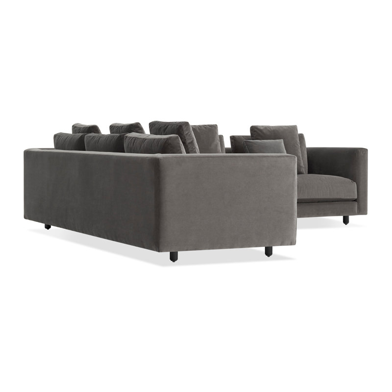 Hands Down Sectional, Right Hand Facing, Tofte Navy, Tofte Navy Polyester Blend