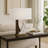 22X17" 2-Tone Marble Open Cut-Out Lamp, White/Beige