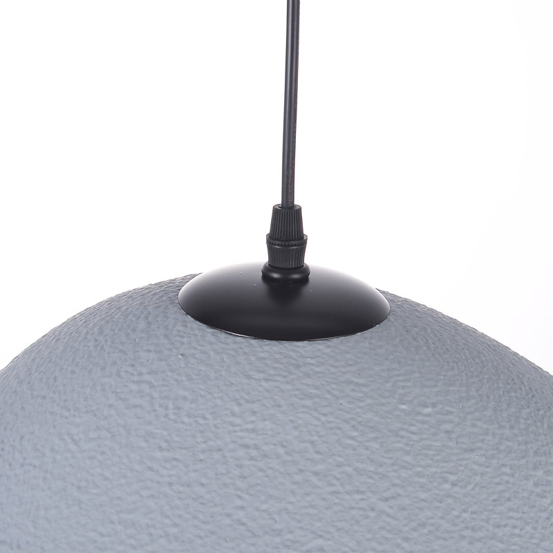 Luminaire suspendu en forme de dôme à 1 lumière Danthony, H 7,08 po x l 11,81 po x P 11,81 po