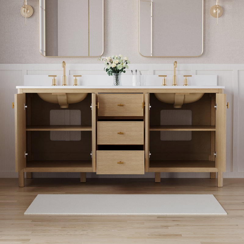 Meuble-lavabo double 72 po Kingsley