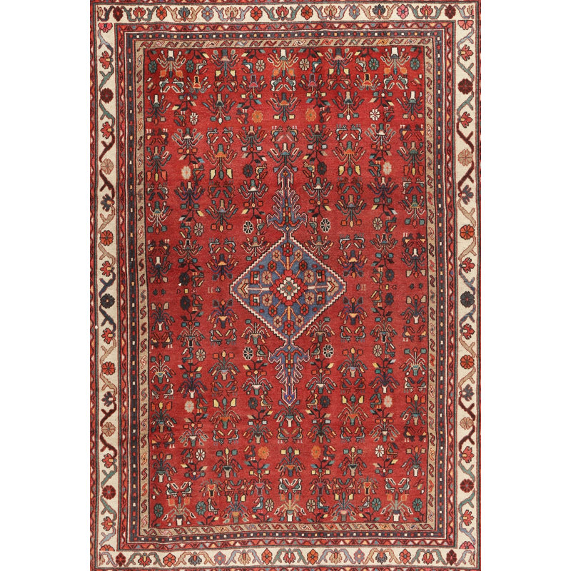 Tapis de zone rouge en laine touffeté à la main Billingham