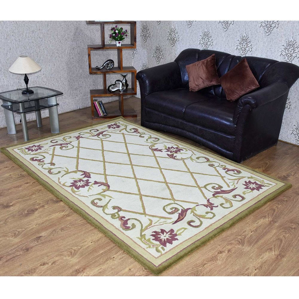 Fleur De Lis Living Bellicent HAND TUFTED WOOL ECO-FRIENDLY AREA RUGS ...