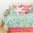 Flamingo Garden Cotton Reversible Quilt Set-1902600634