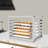OUKANING 6-layer Stainless Steel Baking Pan Tray Rack 