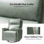 Medlin 31''W Transitional Faux Leather Dual Motor Swivel Rocker Recliner with USB Ports-1848657021