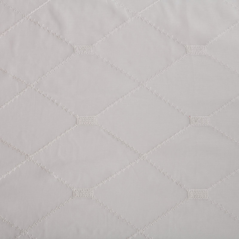 Paire de rideaux transparents avec œillets Junious, l 52 po x L 108 po, Blanc