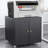 Graylen Metal Printer Stand with Storage Mobile Printer Tables for Small Spaces-941001036