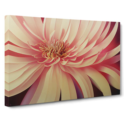 Chrysanthemum Flower - Wrapped Canvas