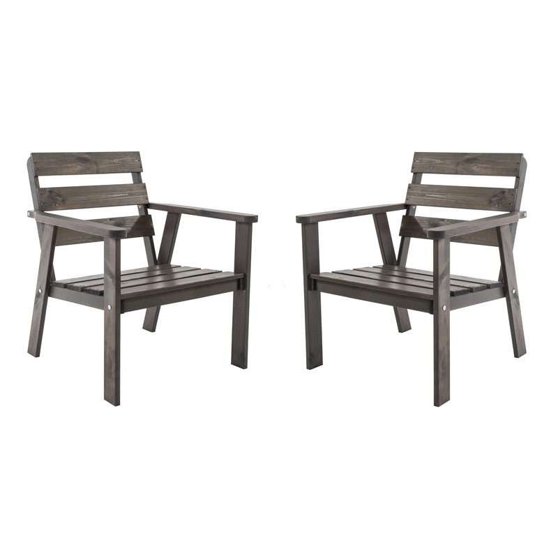 Erwon Patio Dining Armchair, Grey