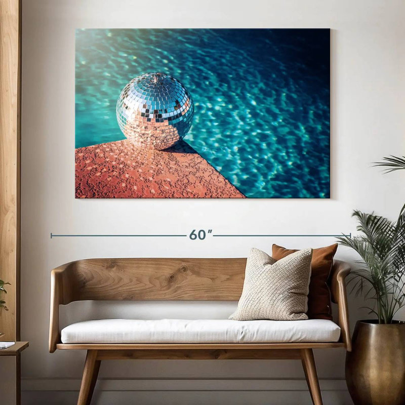Abarca Disco Ball, 34" H x 51" W