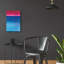  Art mural en verre en acrylique «Gently Oppose 1» par Renee Kaelber, 16 po x 24 po-2115081135