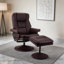 Fauteuil inclinable pivotant en cuir Scratch Cat-666049222