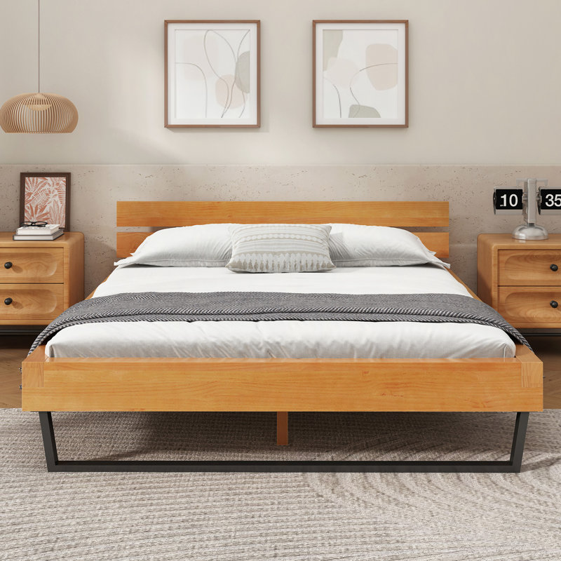 Pine Wood Bed Frame