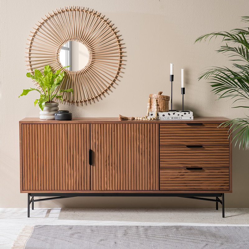 KNIVS Sideboard 2 doors, Walnut