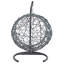 Lit pour chat suspendu en rotin avec support et coussin Zeta-58076514