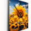 Horloge murale jaune-99632337