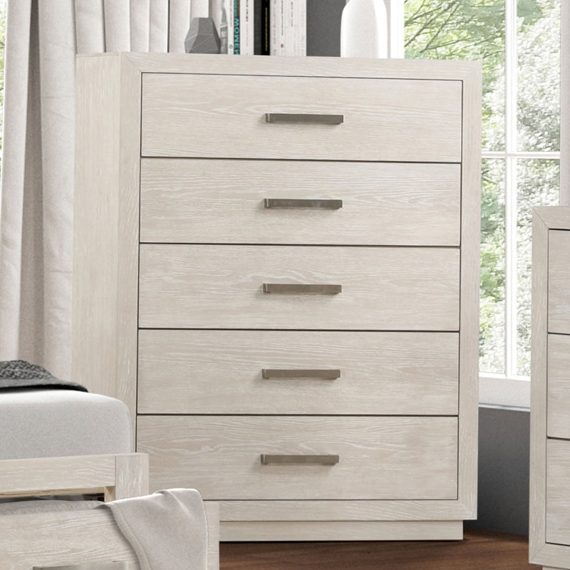 41.6" W Transitional Chest, Light Gray