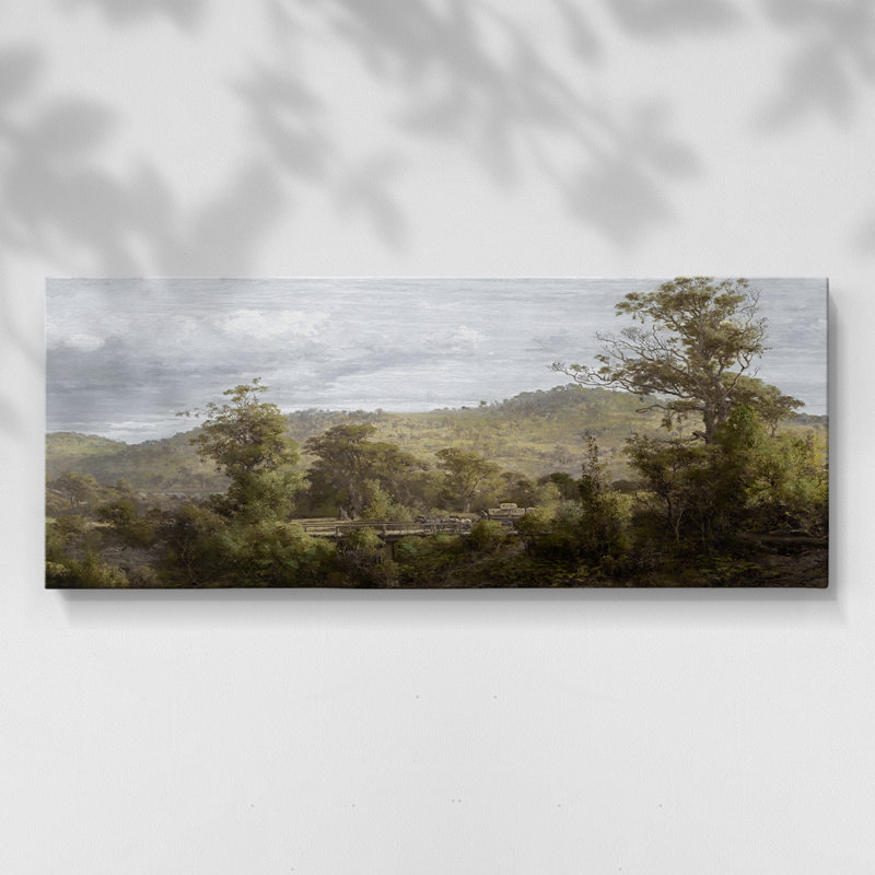 Série paysage - MCL XXII - Toile tendue avec châssis - Prêt à accrocher, H 12 po x l 30 po