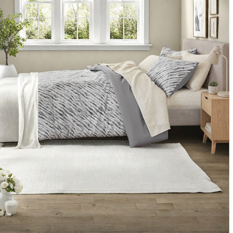Striped and Abstract Comforter Set