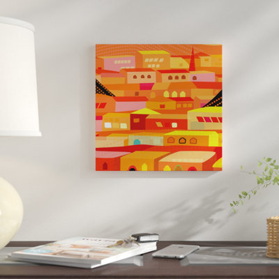 « oaxaca maisons », impression sur toile