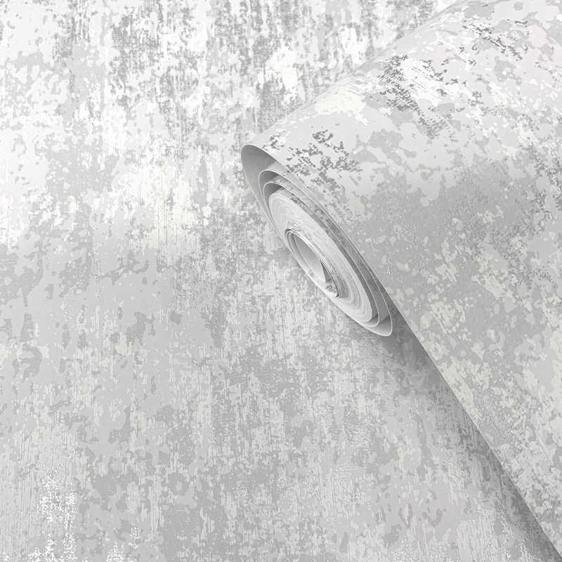 Rouleau de papier peint Luster, Argent argent