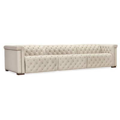 126'' Upholstered Power Reclining Sofa