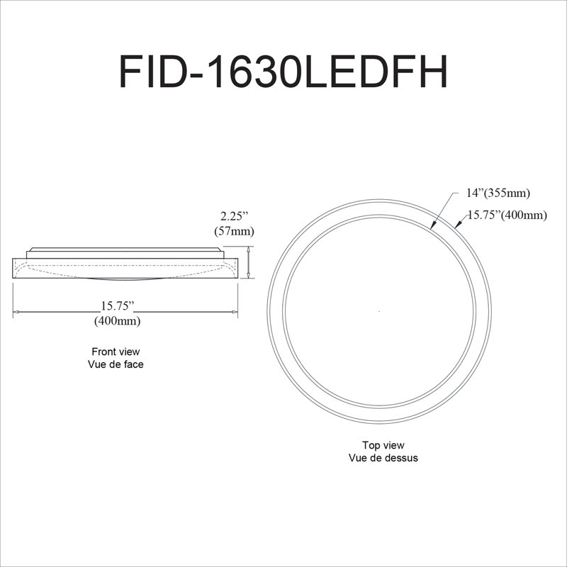 Laboy LED Flush Mount, Aged Brass`