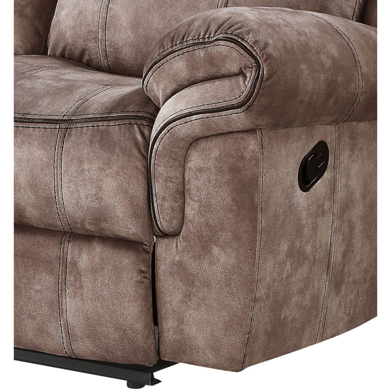 Canapé inclinable en velours Zubaida