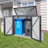 Outdoor Trash Can Storage Shed For 2 Bins